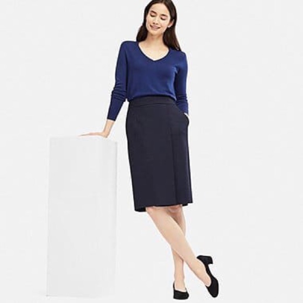 Uniqlo Plaid Pencil Skirt